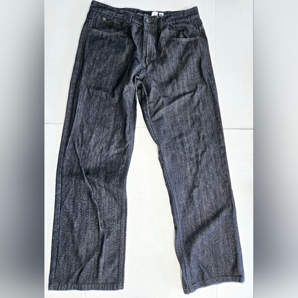 Vintage 1999 Dark Blue Rocawear Denim Dark Blue W 38 - Picture 3 of 11